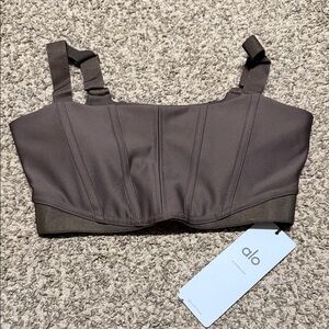 ALO Yoga Women's Brown Expresso Sports Bra